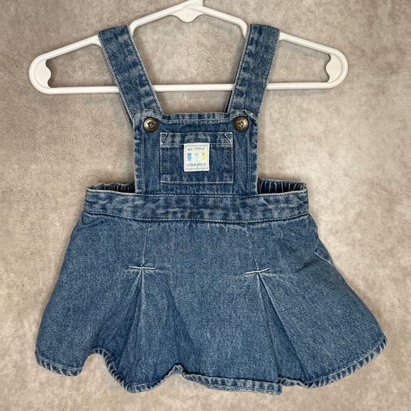 Arizona Jean Company Other - Vintage 90’s Arizona Jean Company Denim Overall Skirt Baby Size 0-3 Months